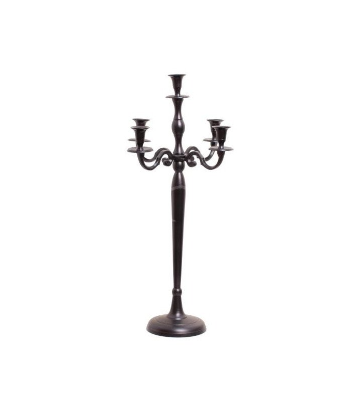Rental black chandelier 80 cm