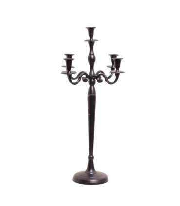 Rental black chandelier 80 cm
