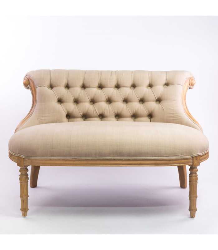 2-seater bench seat for rent Milano ceruse model