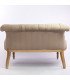 2-seater bench seat for rent Milano ceruse model