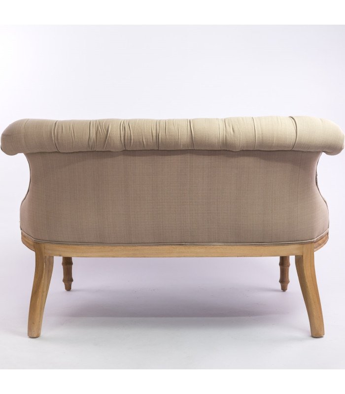 2-seater bench seat for rent Milano ceruse model