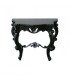 Black baroque console rental