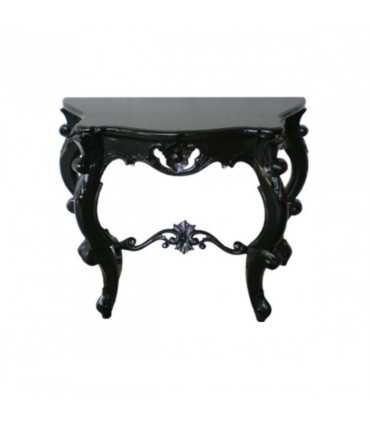 Black baroque console rental
