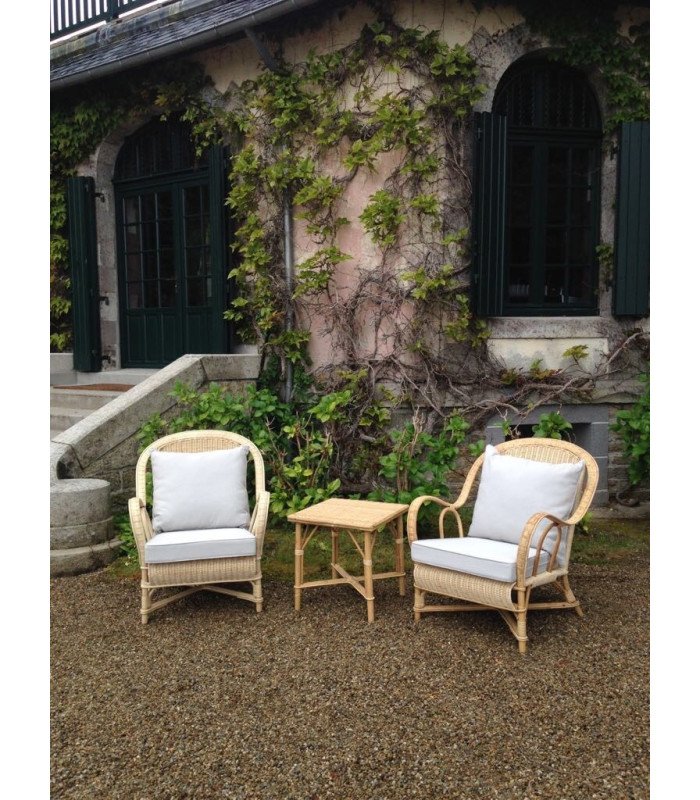 Rattan armchair rental