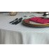 Location Nappe ronde blanche