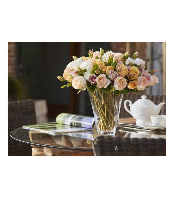 Transparent glass vase for rent