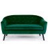 Canapé style scandinave vert 3 places