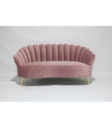 powder pink sofa rental