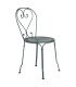 Location chaise de jardin en métal