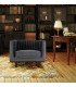 Location fauteuil en velours gris