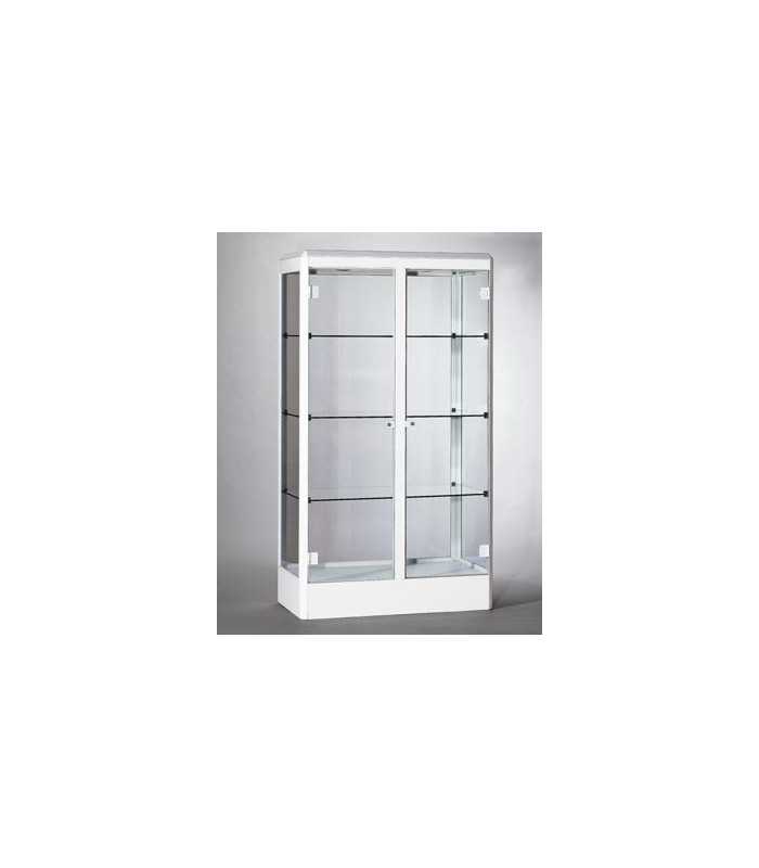 2-door white display case for rent