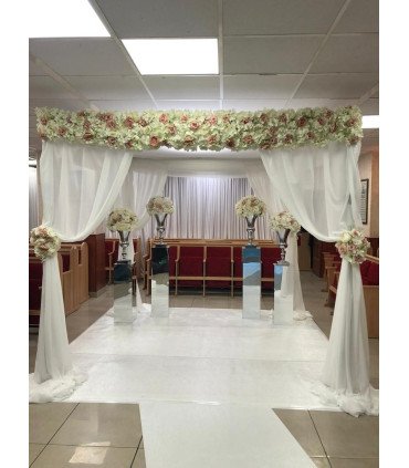 Rental structure for light curtains