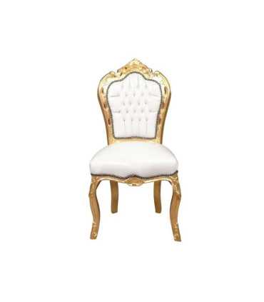 Chaise baroque doré - Location