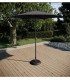 Anthracite gray parasol 3 x 2 meters for rent