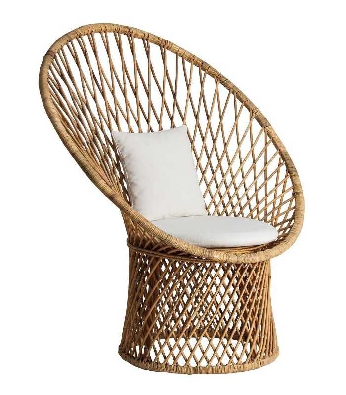 Fauteuil en rotin à louer
