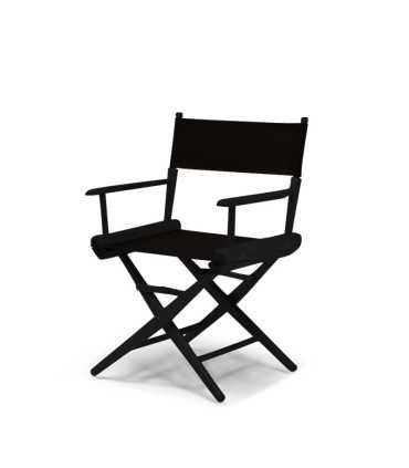 Black director's chair for rent