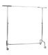 Rental of clothing rack 126 Events Adjustable chrome clothes rack for rent 126 Events