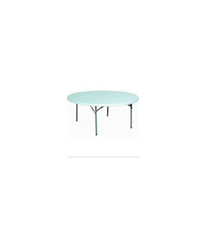 Table de réception ronde 180 cm