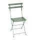 Chaise de jardin pliante metal vert cactus