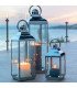Silver lantern for rent