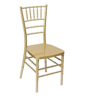 Location chaise de réception Chiavari dorée