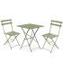 Chaise de jardin pliante metal vert cactus