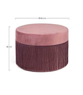 Large round old pink pose