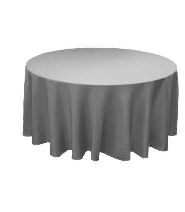 Nappe ronde blanche diam 180 cm