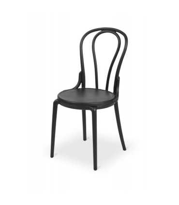 chaise bistrot noire Anita