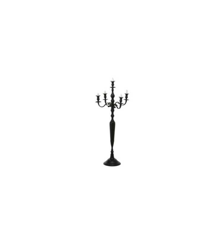 Rental black chandelier 80 cm