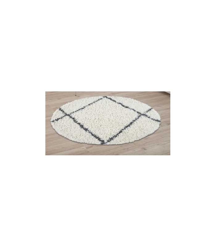 Round Scandinavian rug