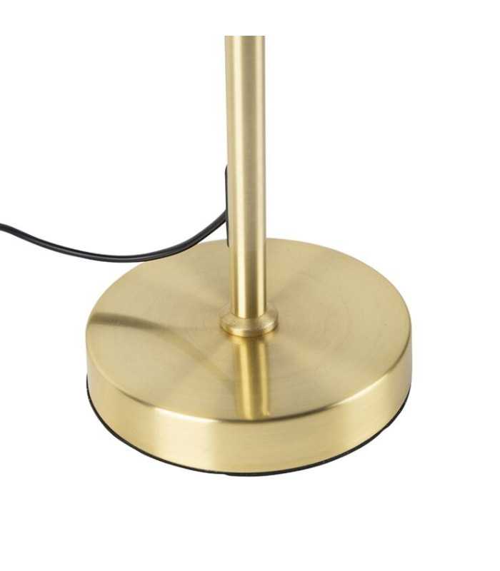 Rental table lamp red shade H 50 cm