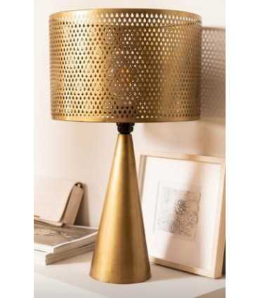 Lampe dorée style design 