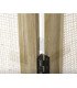 3-panel rattan screen