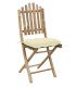 Chaise de jardin en bambou