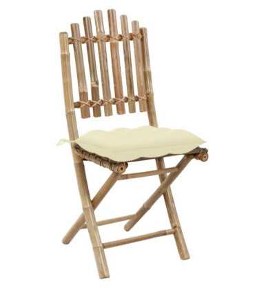Chaise de jardin en bambou