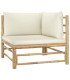 Bamboo corner armchair