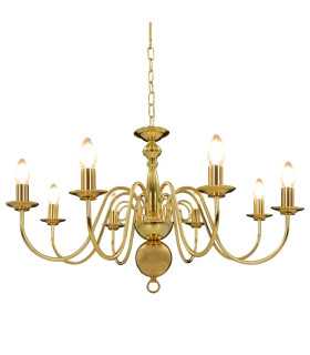 Golden chandelier 80 x 45 cm (Diam x H)