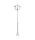 Parisian lamp post in white cast iron