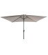 Ecru rectangular parasol 2 x 3 m for rent