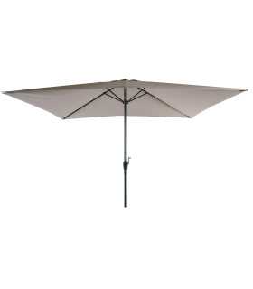 Ecru rectangular parasol 2 x 3 m for rent