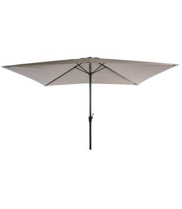 Ecru rectangular parasol 2 x 3 m for rent