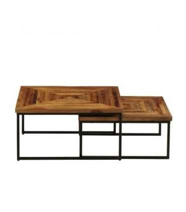 Set de tables basses à louer 80 x 80 cm H 40