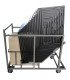 Table basse plateau bois noir 68 x 68 cm Jules