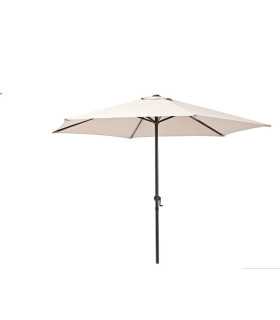 Beige parasol 262 cm including base