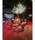 Ecru Seashell Sofa to rent for an evening in a bar or nightclub in Paris