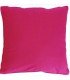 coussin carré en tissu rose 40 x 40 cm sur fond blanc