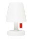 Edison white table lamp H 25 cm x 16 cm