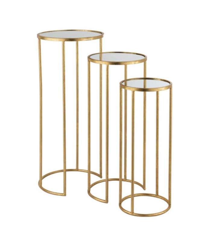 Sellette in gilded metal H 80