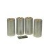 3 d rechargeable silver led candle